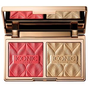 Iconic London Blush & Highlighter Palette - shade Coral Glow